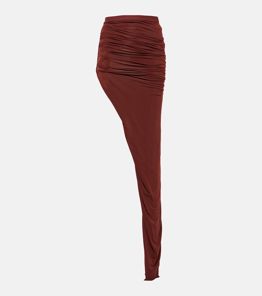 Rick Owens Gathered maxi skirt - Rick Owens 褶皱长裙