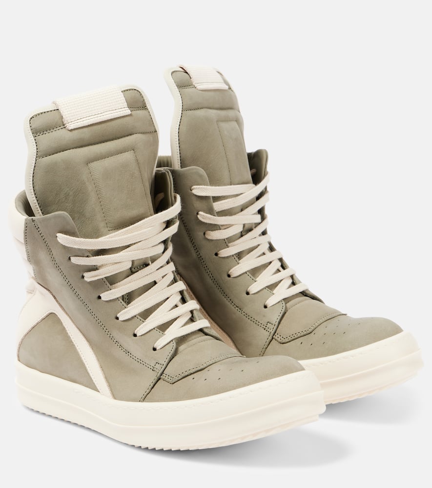 Rick Owens Geobasket leather sneaker
