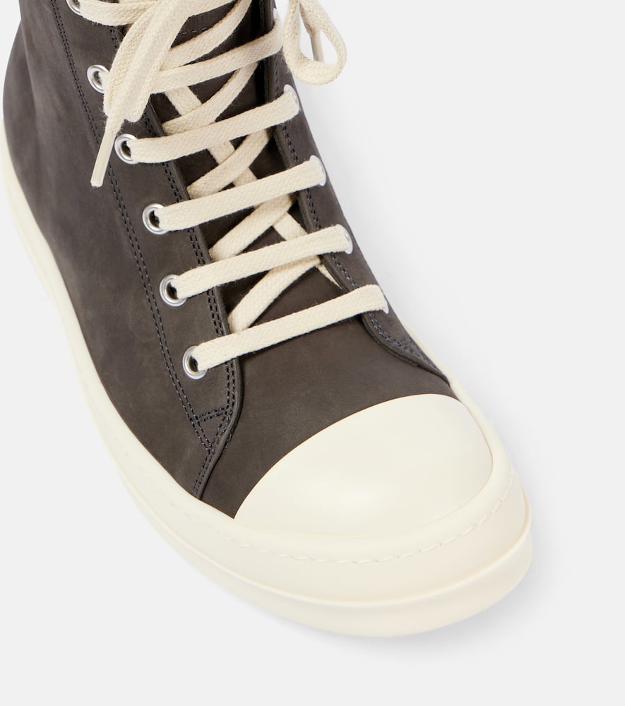 Rick Owens Geobasket suede high-top sneakers