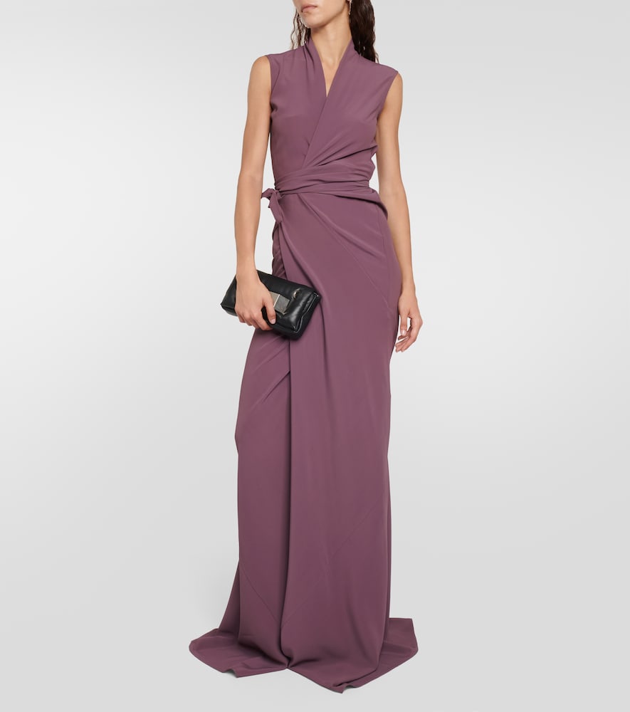 Rick Owens Georgette maxi gown