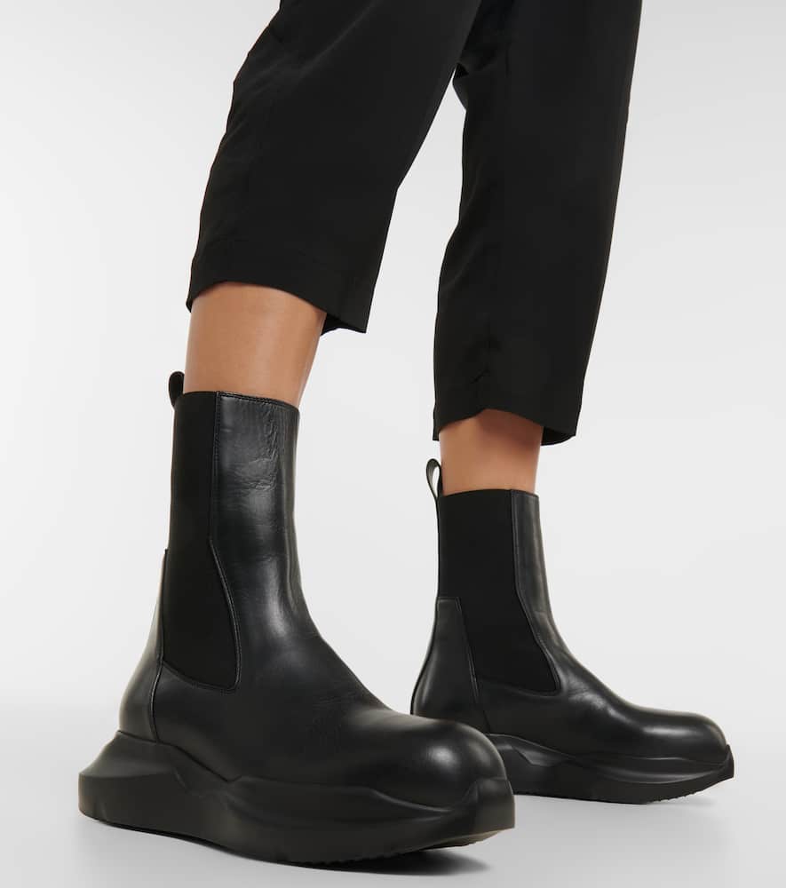 Rick Owens Geth leather ankle boots