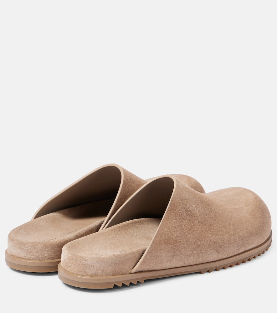 Rick Owens Granola suede mules