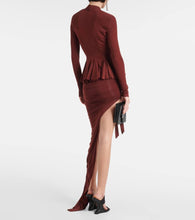 Rick Owens Hollywood cupro-blend wrap jacket