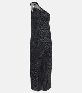 Rick Owens Hydra one-shoulder midi dress