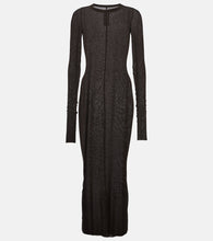 Rick Owens Jersey midi dress. Rick Owens 针织中长连衣裙