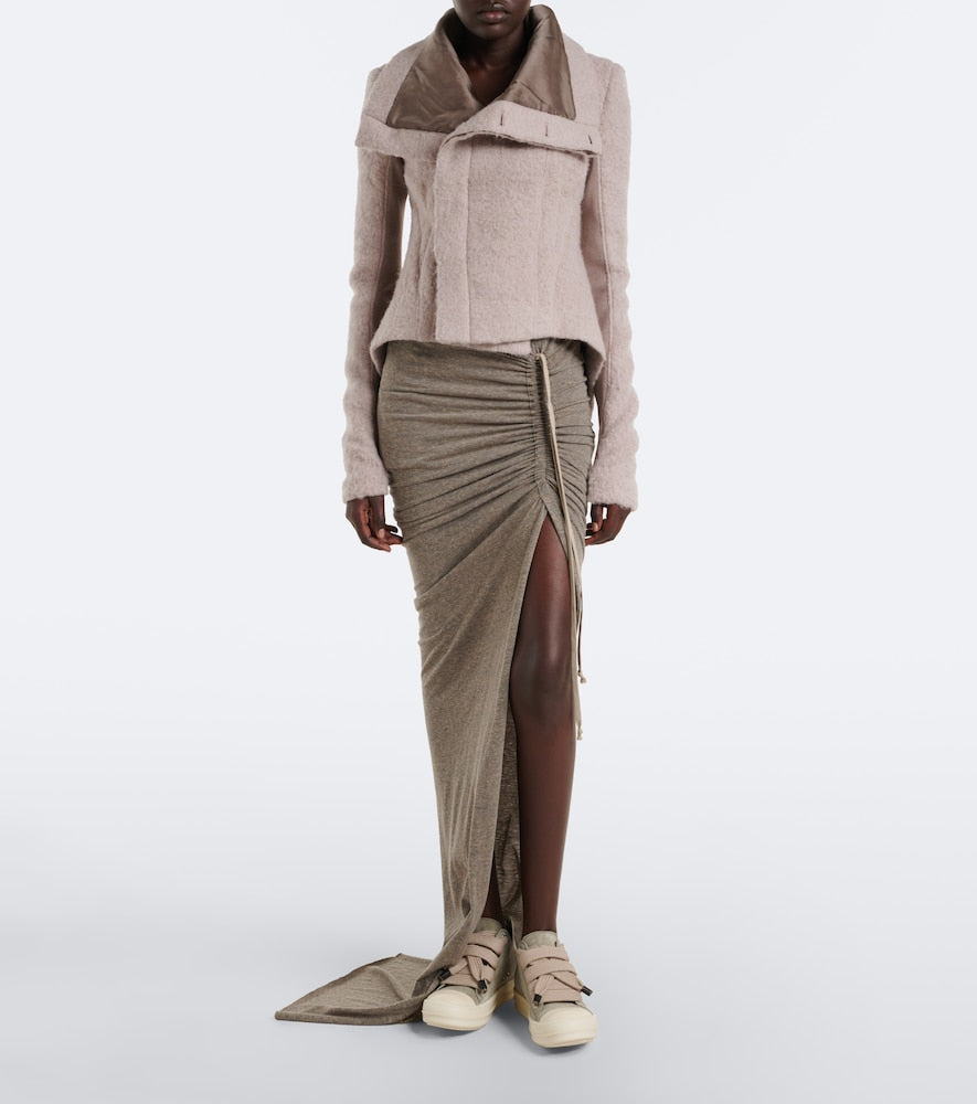 Rick Owens Jumbolace suede sneakers