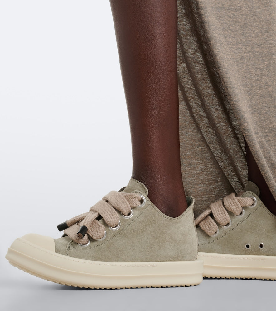 Rick Owens Jumbolace suede sneakers