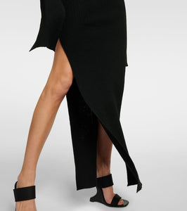 Rick Owens Knitted virgin wool maxi dress
