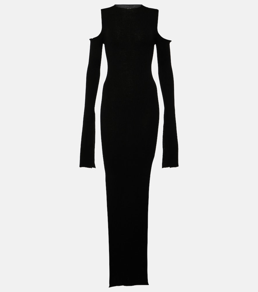 Rick Owens Knitted virgin wool maxi dress. Rick Owens 针织纯羊毛长裙
