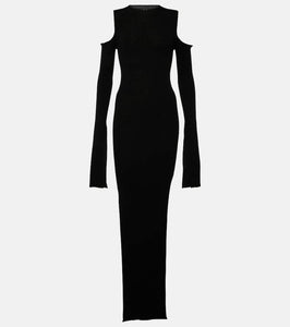 Rick Owens Knitted virgin wool maxi dress