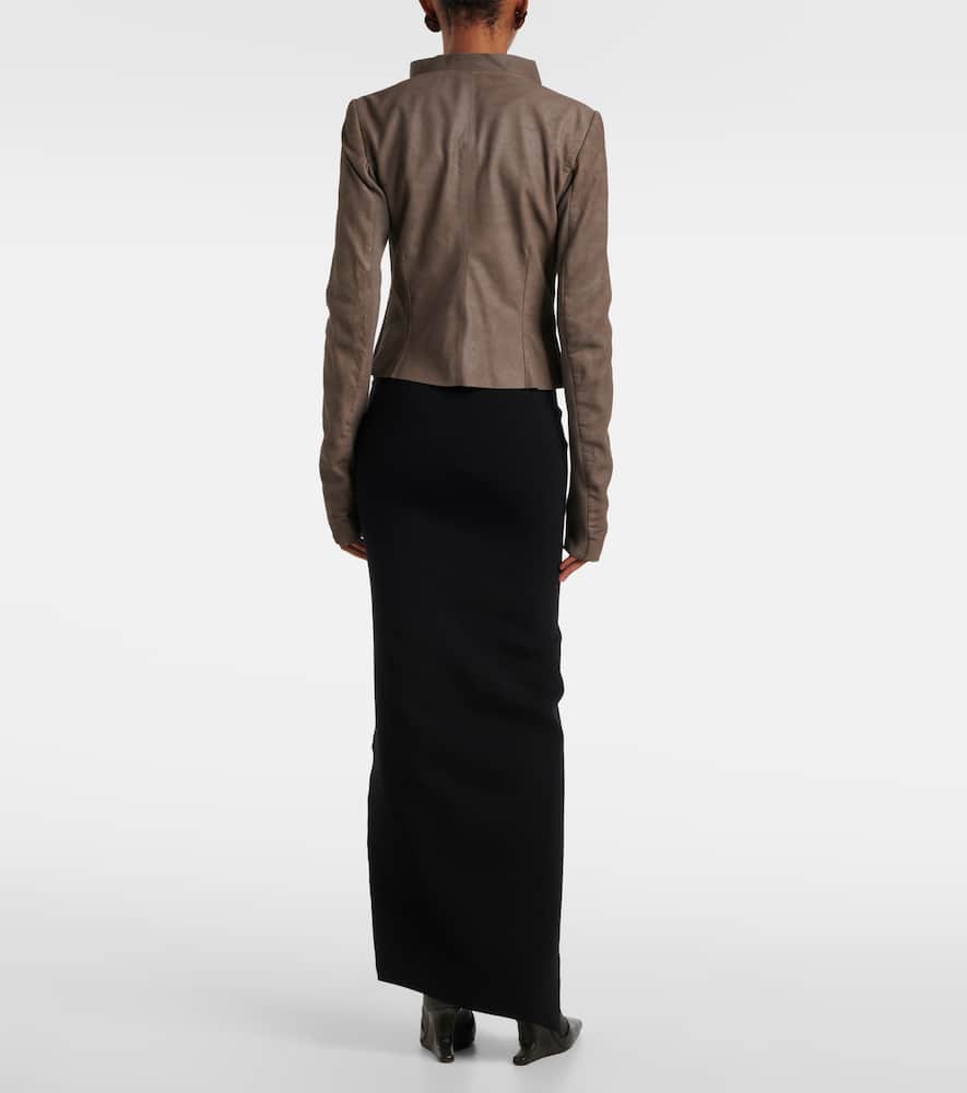 Rick Owens Leather biker jacket