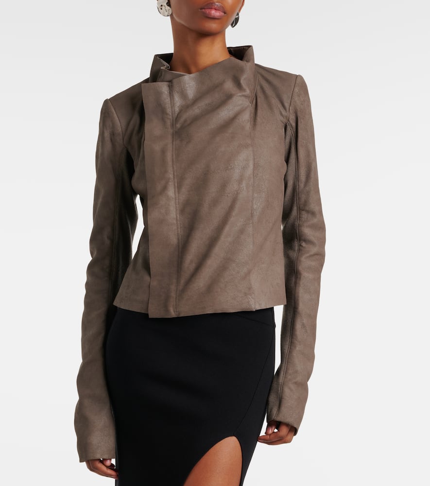 Rick Owens Leather biker jacket