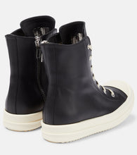 Rick Owens Leather high-top sneakers