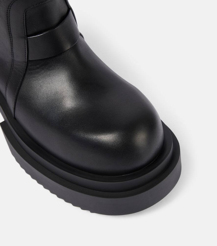 Rick Owens Leather platform boots