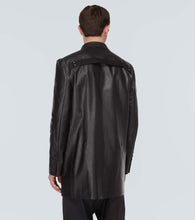 Rick Owens Lido single-breasted leather blazer