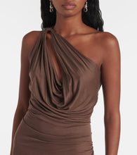 Rick Owens Lilies Aaliyah draped midi dress