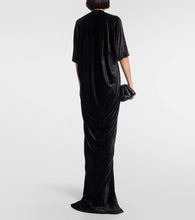 Rick Owens Lilies draped jersey maxi dress