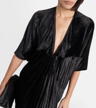 Rick Owens Lilies draped jersey maxi dress