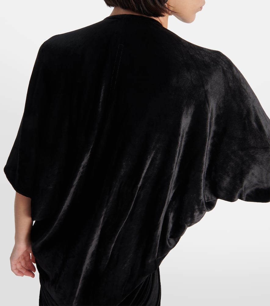 Rick Owens Lilies draped jersey maxi dress