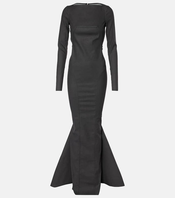 Rick Owens Luna cotton-blend gown