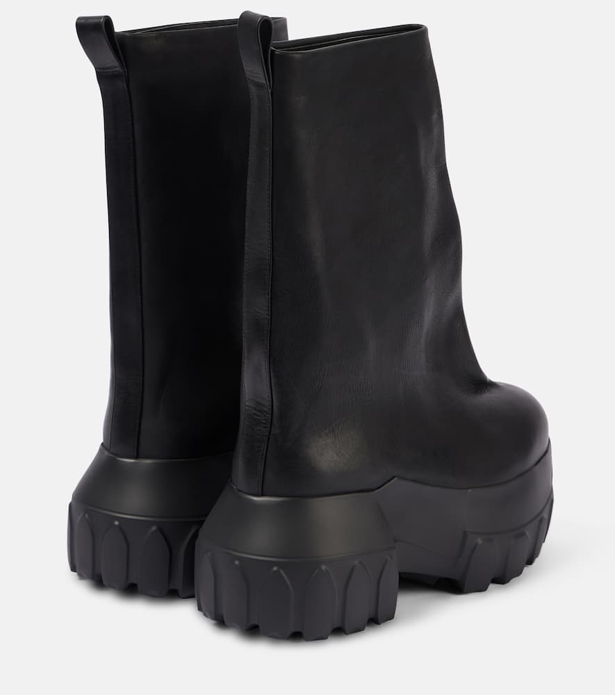 Rick Owens Mega Tractor leather ankle boots