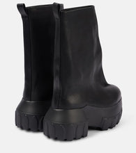 Rick Owens Mega Tractor leather ankle boots