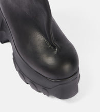 Rick Owens Mega Tractor leather ankle boots