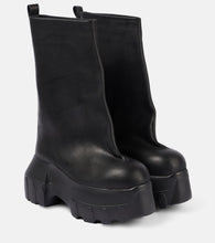 Rick Owens Mega Tractor leather ankle boots