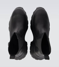Rick Owens Mega Tractor leather biker boots