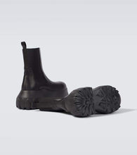 Rick Owens Mega Tractor leather biker boots