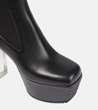 Rick Owens Minimal Grill Beatle leather ankle boots
