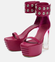 Rick Owens Minimal leather platform sandals