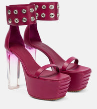 Rick Owens Minimal leather platform sandals