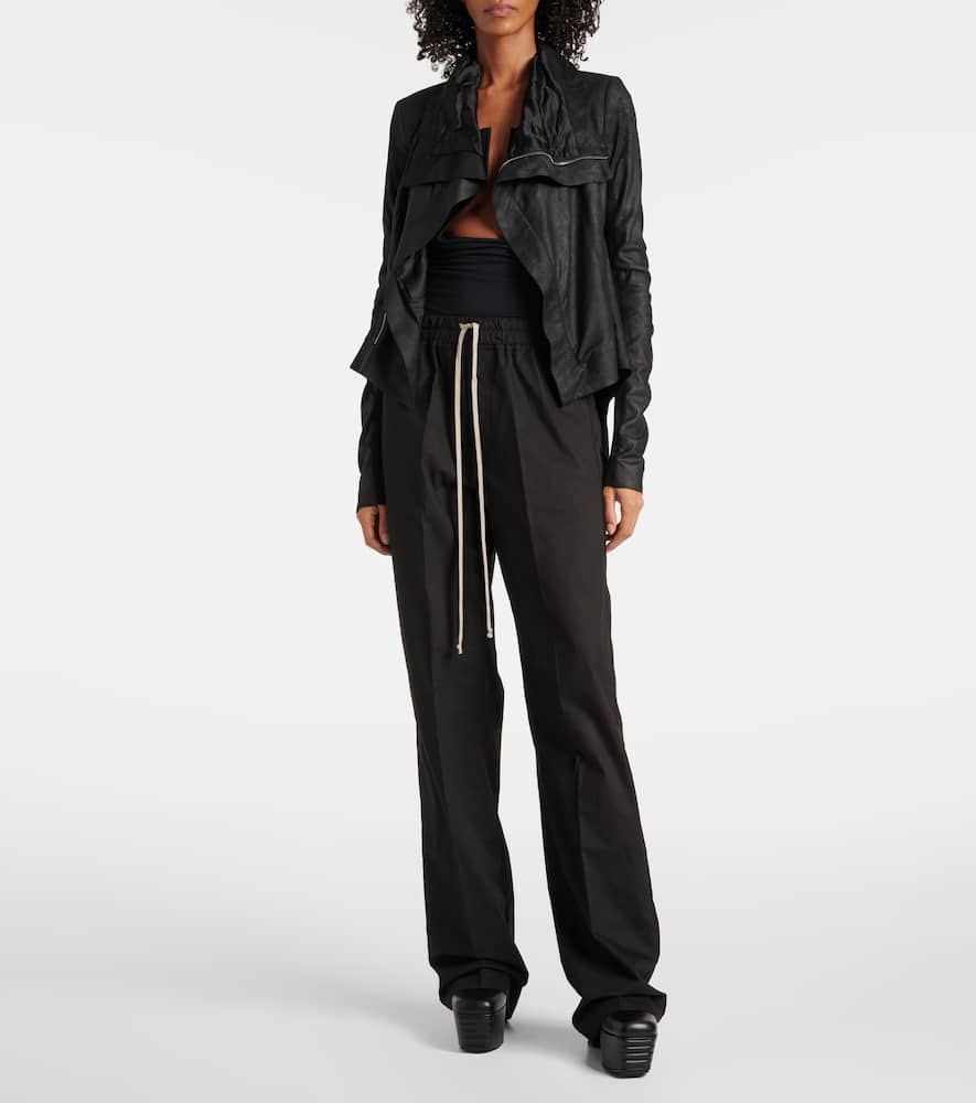 Rick Owens Naska leather biker jacket
