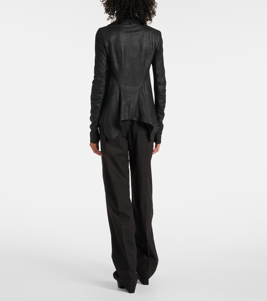 Rick Owens Naska leather biker jacket