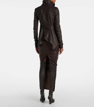 Rick Owens Naska leather biker jacket