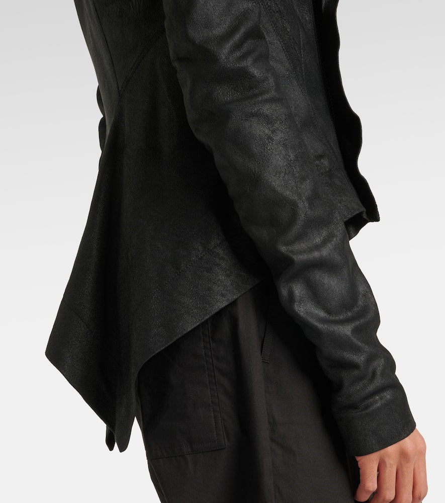 Rick Owens Naska leather biker jacket