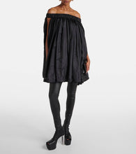 Rick Owens Off-shoulder silk kaftan