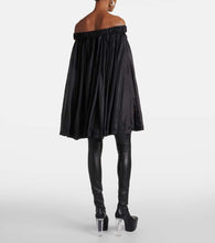 Rick Owens Off-shoulder silk kaftan