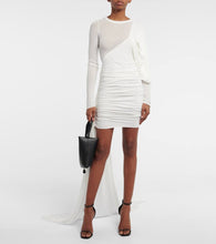 Rick Owens One-shoulder draped minidress