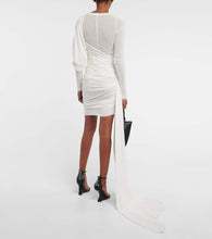 Rick Owens One-shoulder draped minidress