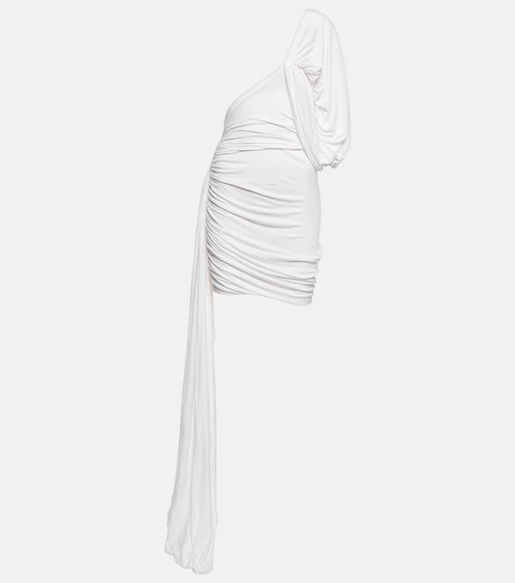Rick Owens One-shoulder draped minidress