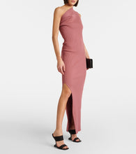 Rick Owens One-shoulder jersey maxi dress