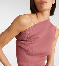 Rick Owens One-shoulder jersey maxi dress