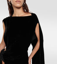 Rick Owens One-shoulder velvet gown