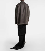 Rick Owens Oversized leather jacket