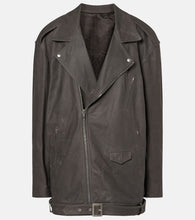 Rick Owens Oversized leather jacket