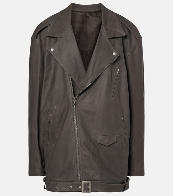 Rick Owens Oversized leather jacket