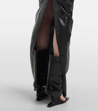 Rick Owens Prong cutout cotton-blend cocktail dress