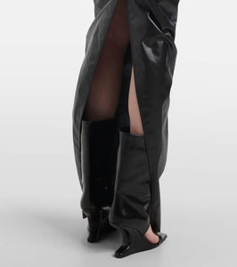 Rick Owens Prong cutout cotton-blend cocktail dress
